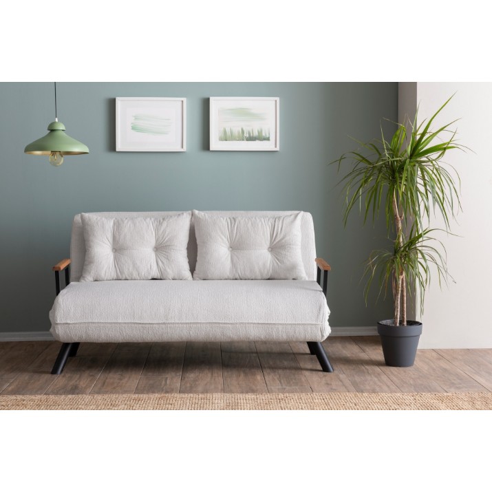 Диван Atelier Del Sofa Sando Teddy Fabric White