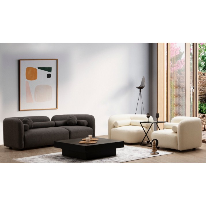 Canapea Atelier Del Sofa Victoria Grey Bouclette