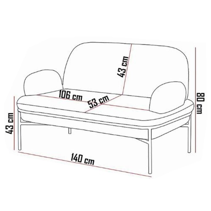 Комплект мягкой мебели Atelier Del Sofa Aster Grey