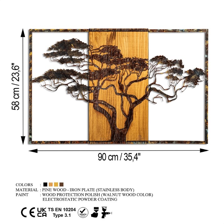 Декоративное панно Wallity Acacia Tree 388-A