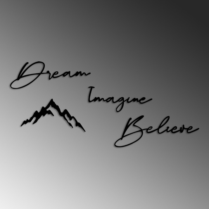 Декоративное панно Wallity Dream Imagine Belive