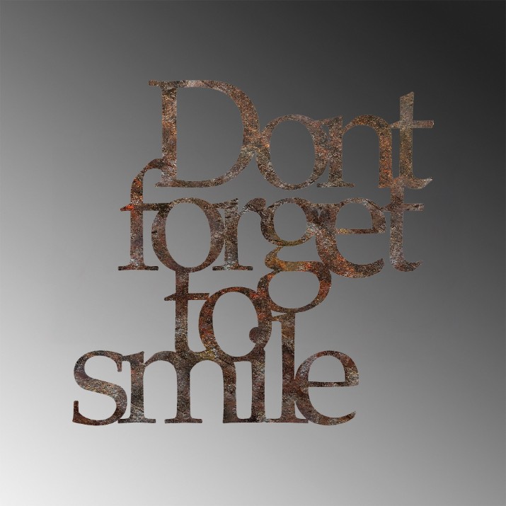 Декоративное панно Wallity Rusty Dont Forget For Smile