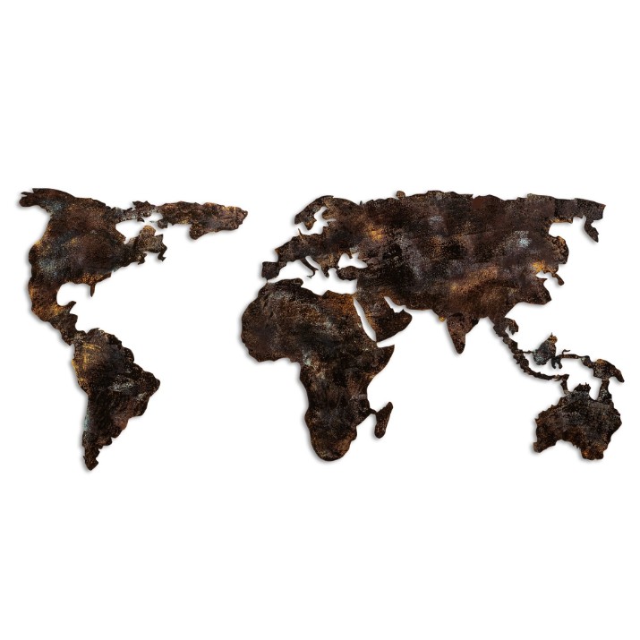 Декоративное панно Wallity World Map 25