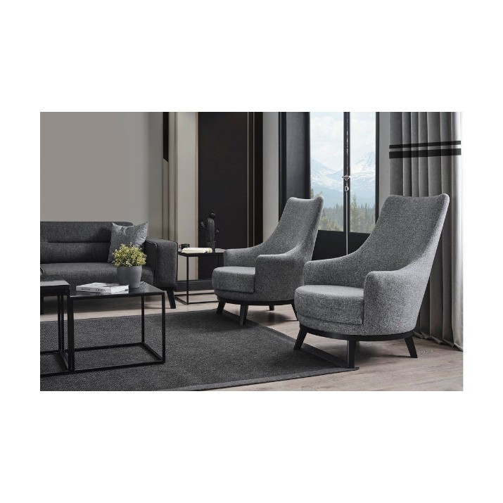 Fotoliu Atelier Del Sofa Bali Light Grey