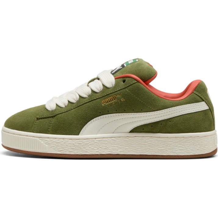 Ghete pentru bărbați Puma Suede XL Olive Green/Warm White, s.40
