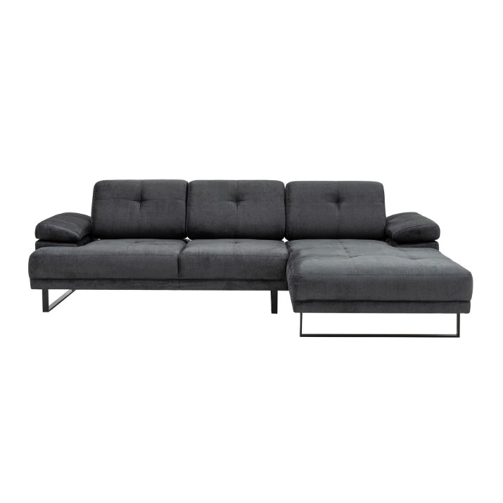 Canapea de colț Atelier Del Sofa Mustang Small Right Anthracite