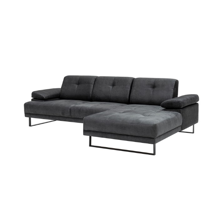 Canapea de colț Atelier Del Sofa Mustang Small Right Anthracite