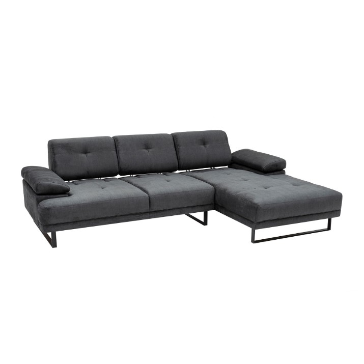 Canapea de colț Atelier Del Sofa Mustang Small Right Anthracite