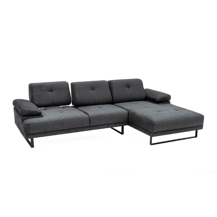 Canapea de colț Atelier Del Sofa Mustang Small Right Anthracite