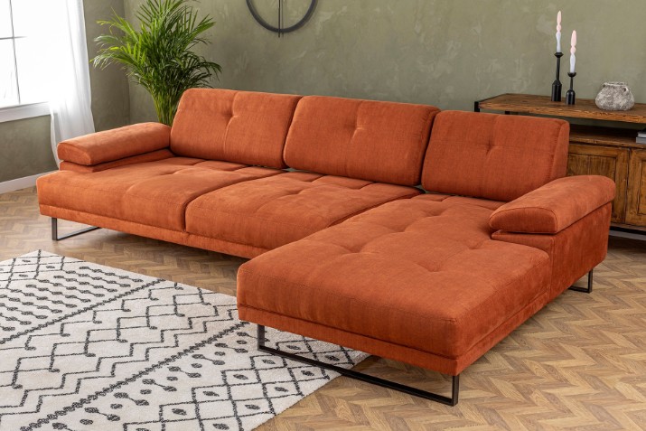Canapea de colț Atelier Del Sofa Mustang Large Right Orange