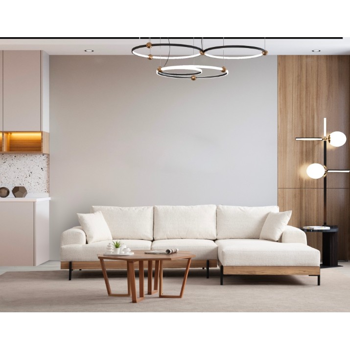 Угловой диван Atelier Del Sofa Eti Right Oak White