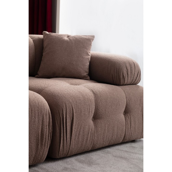 Canapea de colț Atelier Del Sofa Doblo Cappuccino