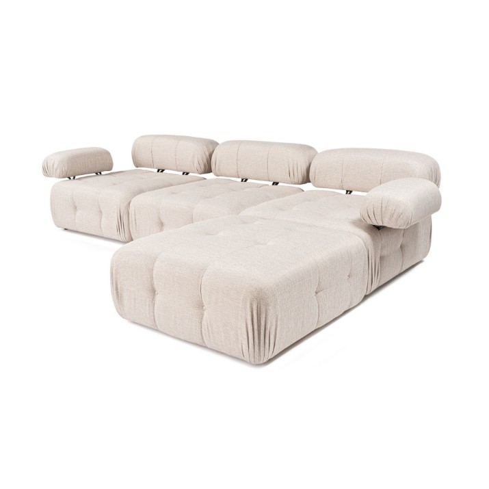 Canapea de colț Atelier Del Sofa Doblo Light Brown