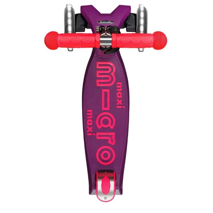 Самокат Micro Maxi Deluxe Neon LED Ultra Pink (MMD233)