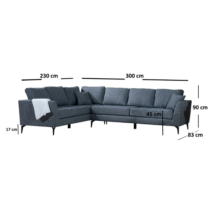 Canapea de colț Atelier Del Sofa Tempo Left