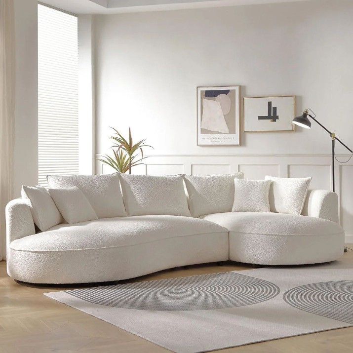 Canapea de colț Atelier Del Sofa Venedik Right White