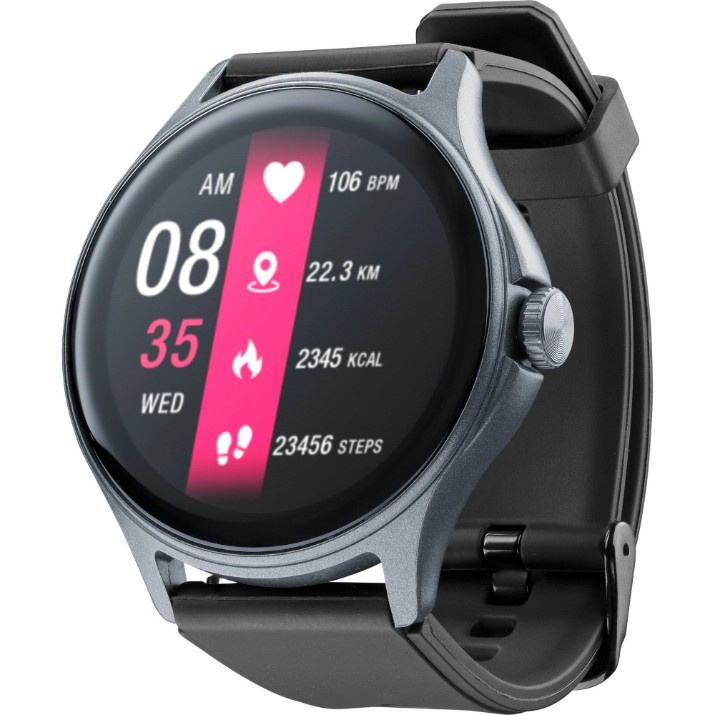 Smartwatch Cellularline Ion Pro Round Black