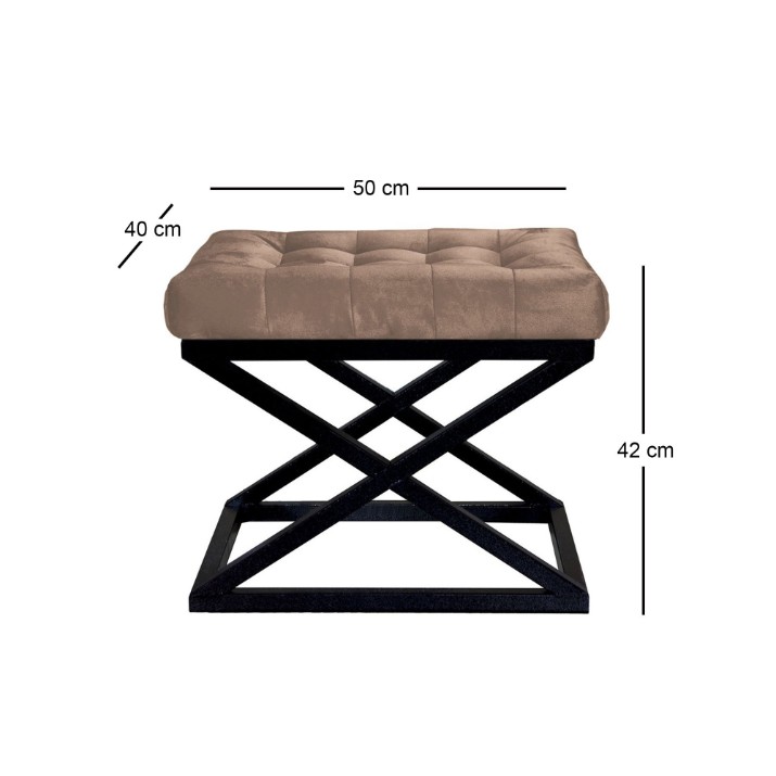 Пуф Atelier Del Sofa Capraz Black Brown v2