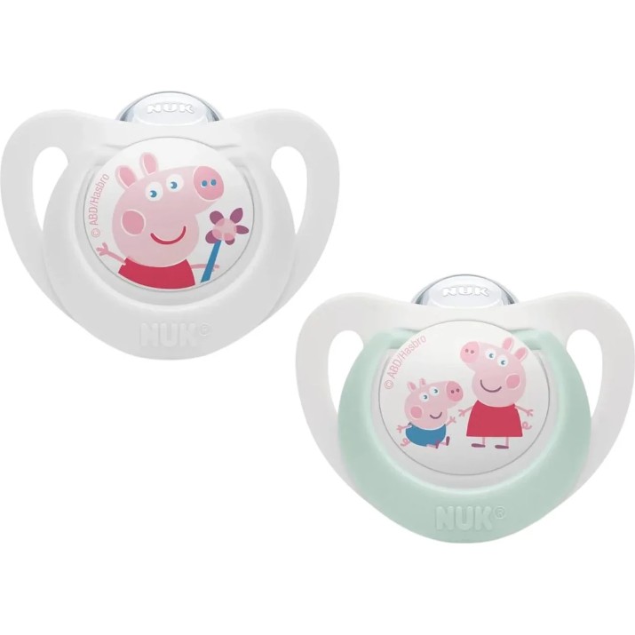 Suzeta NUK Peppa 0-6m 2pcs