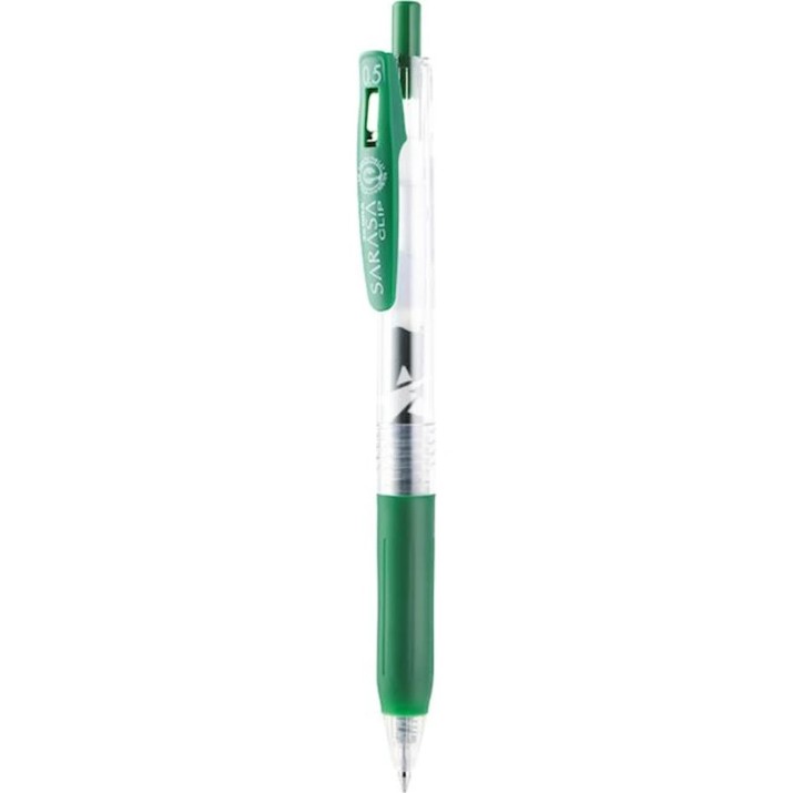 Гелевая ручка Zebra Sarasa Clip Dark Green (57658)