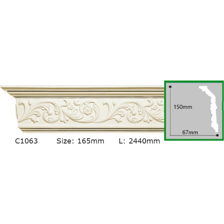 Сornisa tavan Gaudi Decor C1063-8