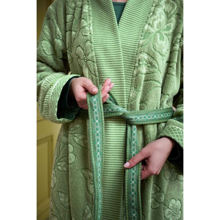 Halat de baie Pip Studio Jasmin Jacquard Green s.S (332478)