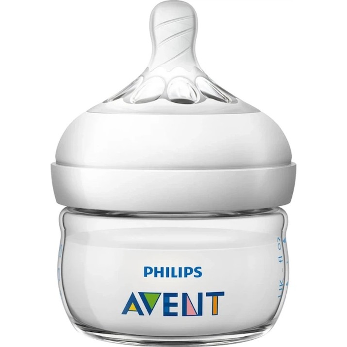 Biberon pentru bebeluș Philips Avent Natural 0m+ 60ml (SCF039/17)