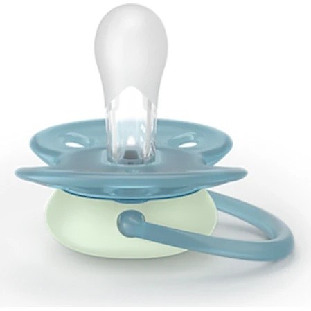 Пустышка Philips Avent Ultra Soft Nighttime 18m+ 2pcs Green/Blue (SCF094/05)