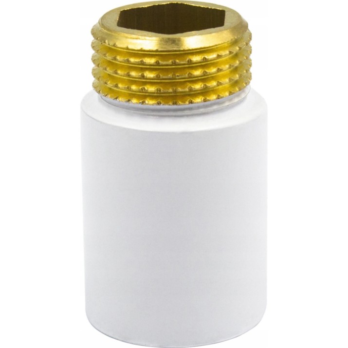 Фитинг Ferro L=40mm x1/2 MF (9003) White