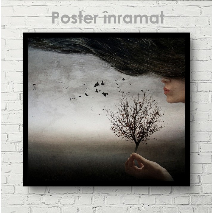 Картина ArtShop Abstract Landscape in Gray Tones 100x100cm (PA110-LL)
