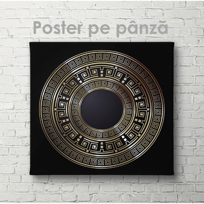 Картина ArtShop Circle With Gold Elements 80x80cm (PA63-M-PL)