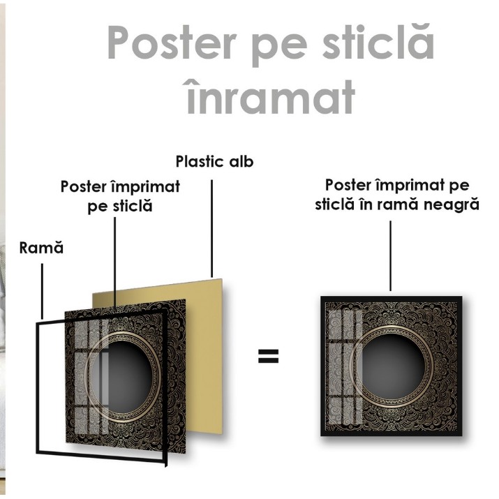 Pictură ArtShop Gold Pattern 60x60cm (PA90-L)