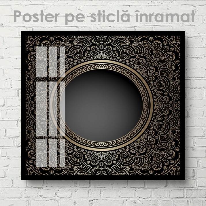 Pictură ArtShop Gold Pattern 80x80cm (PA90-M)