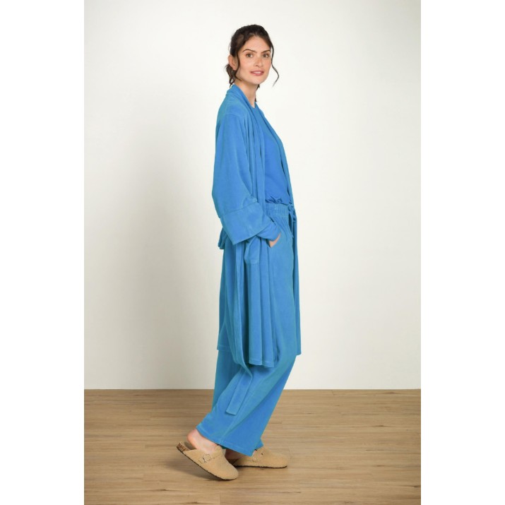 Халат Pip Studio Naomi Velvet Blue s.XL (51.510.981)