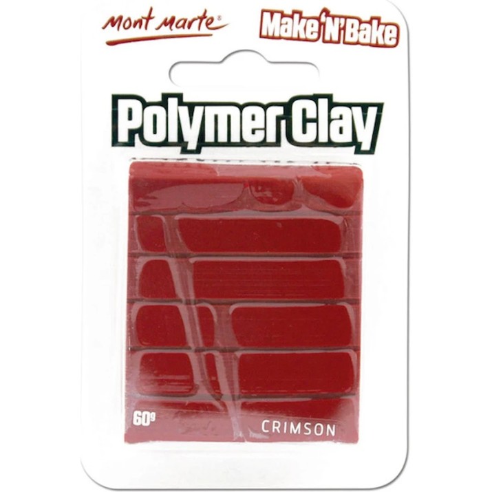 Глина Mont Marte 60g Crimson (MMSP6047)