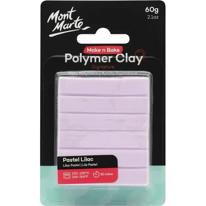 Argilă Mont Marte 60g Pastel Lilac (MMSP6076)