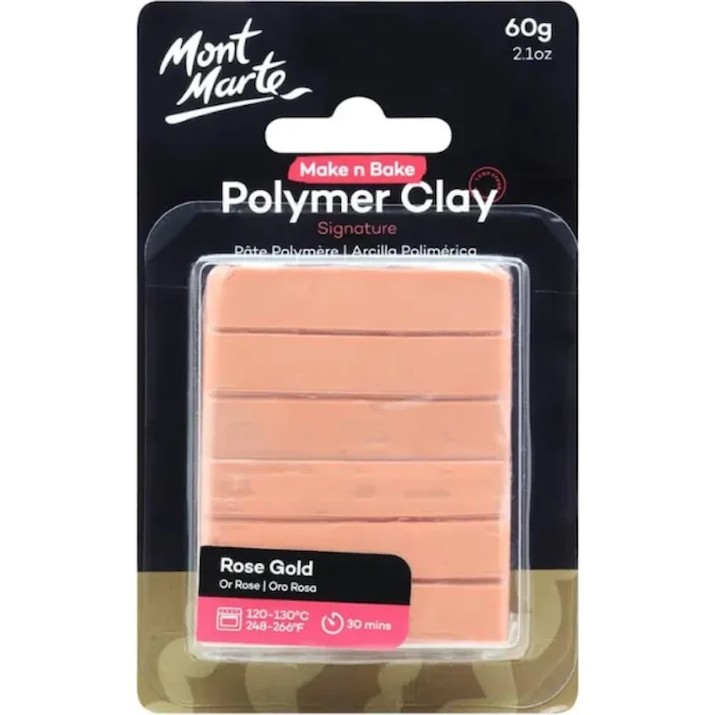 Глина Mont Marte 60g Rose Gold (MMSP6065)