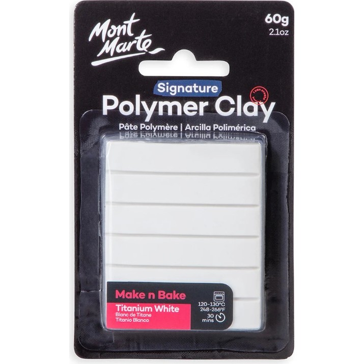 Глина Mont Marte 60g Titanium White (MMSP6001)