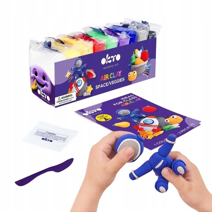 Plastilina OKTO Clay 10+1pcs (20018)