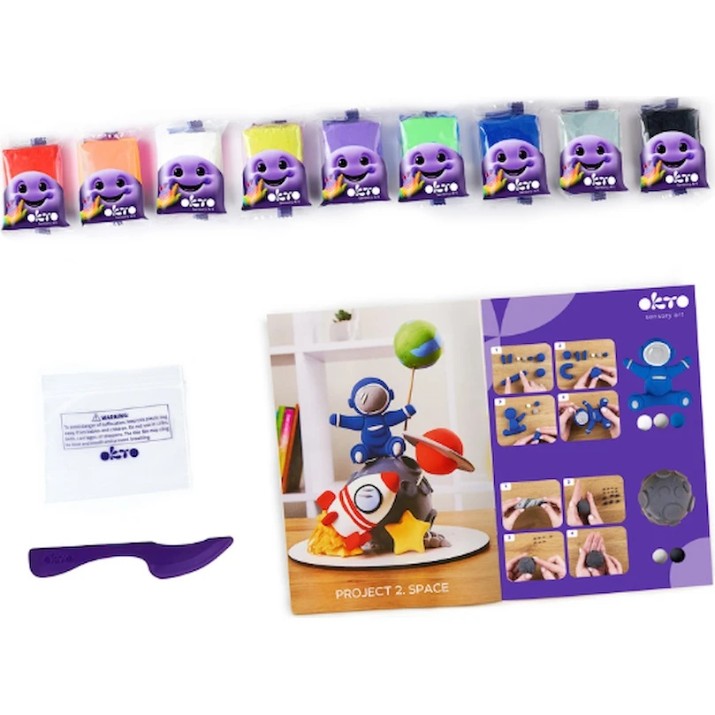 Пластилин OKTO Clay 10+1pcs (20018)
