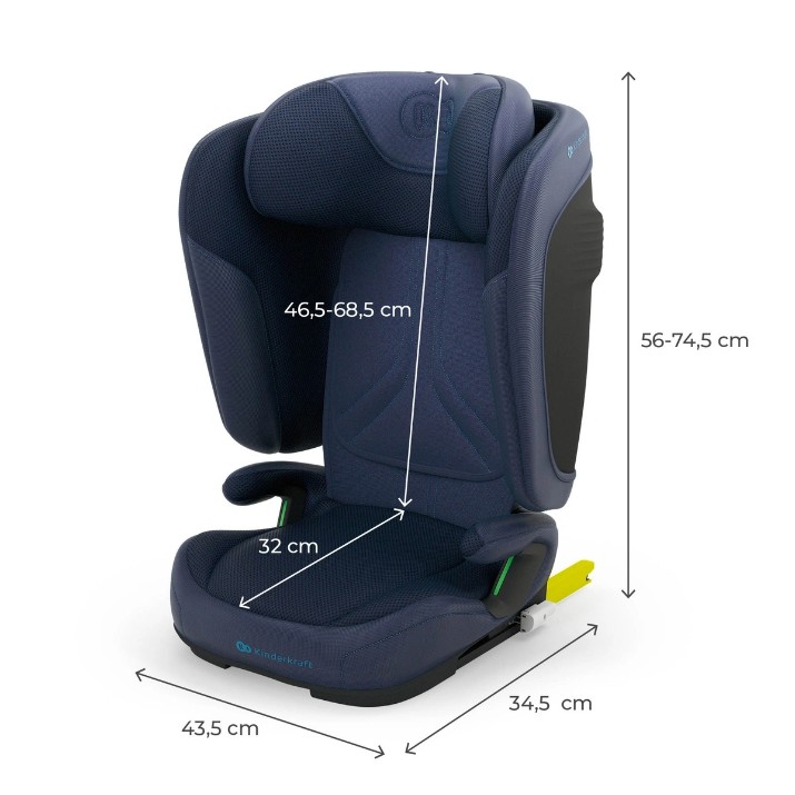 Детское автокресло Kinderkraft Unity 2 Navy (KCUNIT02NAV0000)