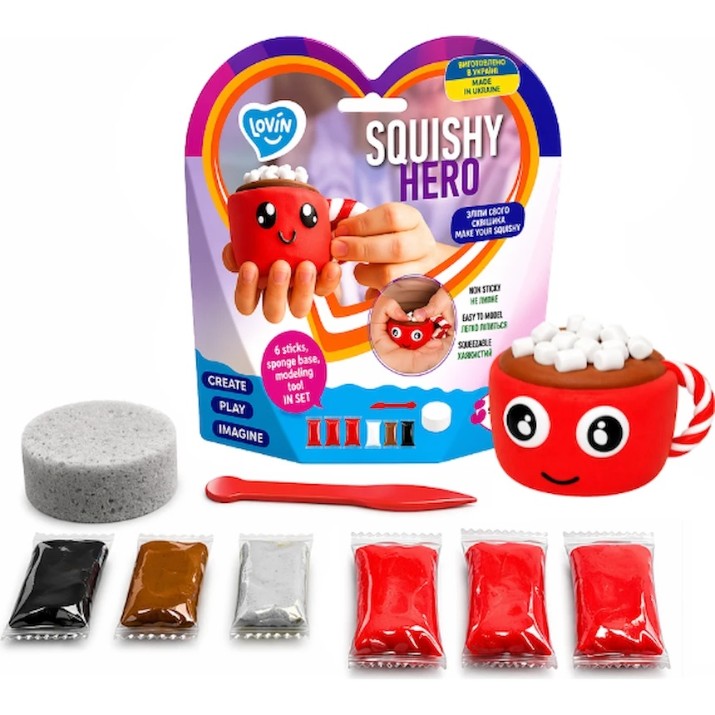 Plastilina OKTO Clay Squishy Hero Cocoa (70125)