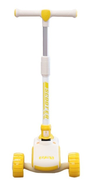 Trotinetă New World F080 White/Yellow 