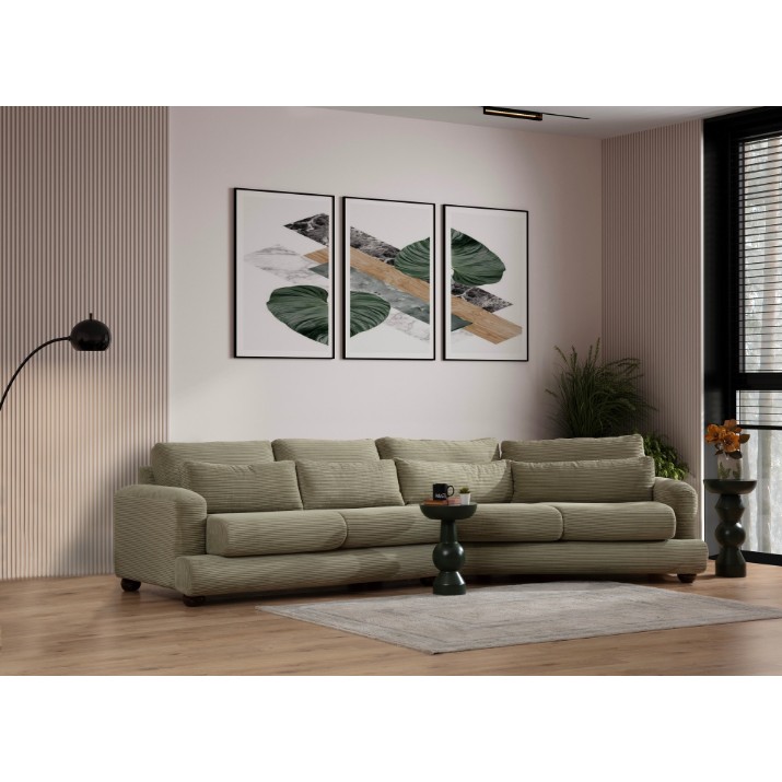 Диван Atelier Del Sofa River Right Green
