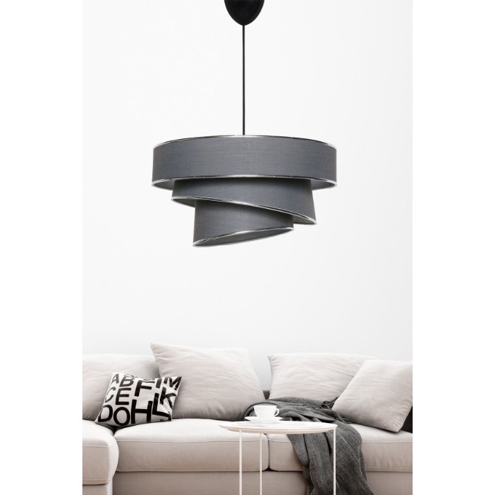 Lustră Opviq Couper Anthracite Silver