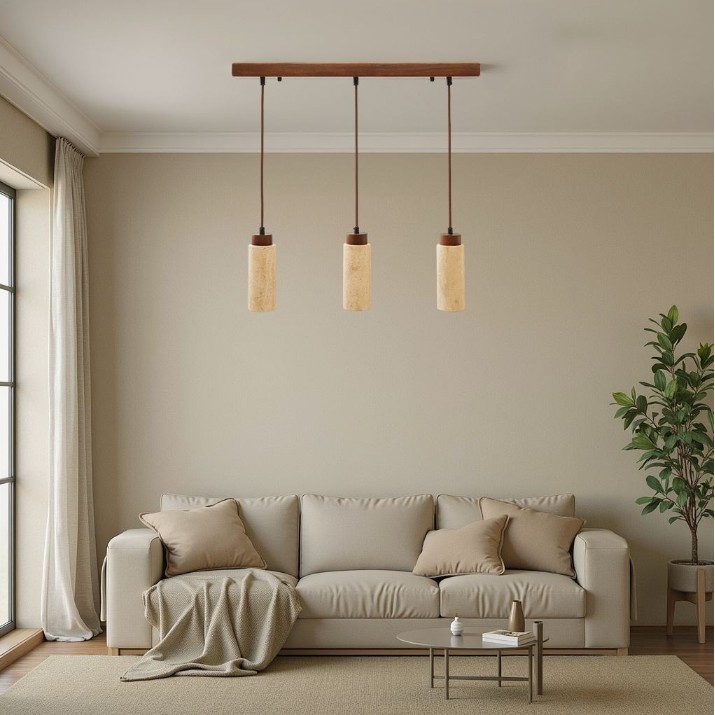 Люстра Opviq Babil-R Walnut