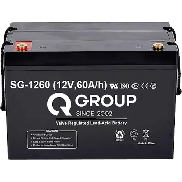 Bateria acumulatorului Qgroup SG-1260
