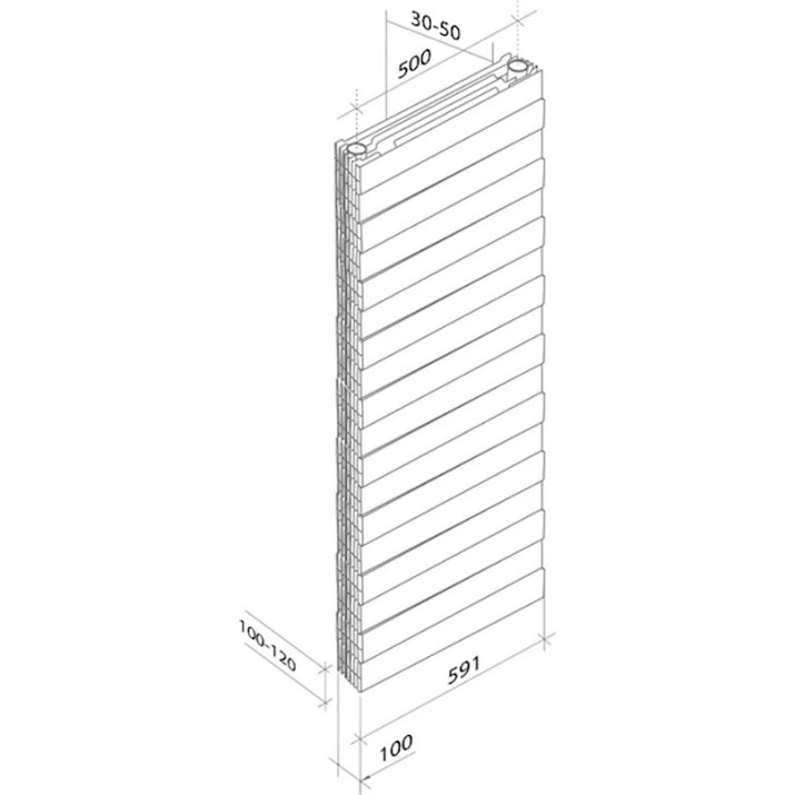 Радиатор Royal Thermo PianoForte Tower 500 Silver Satin