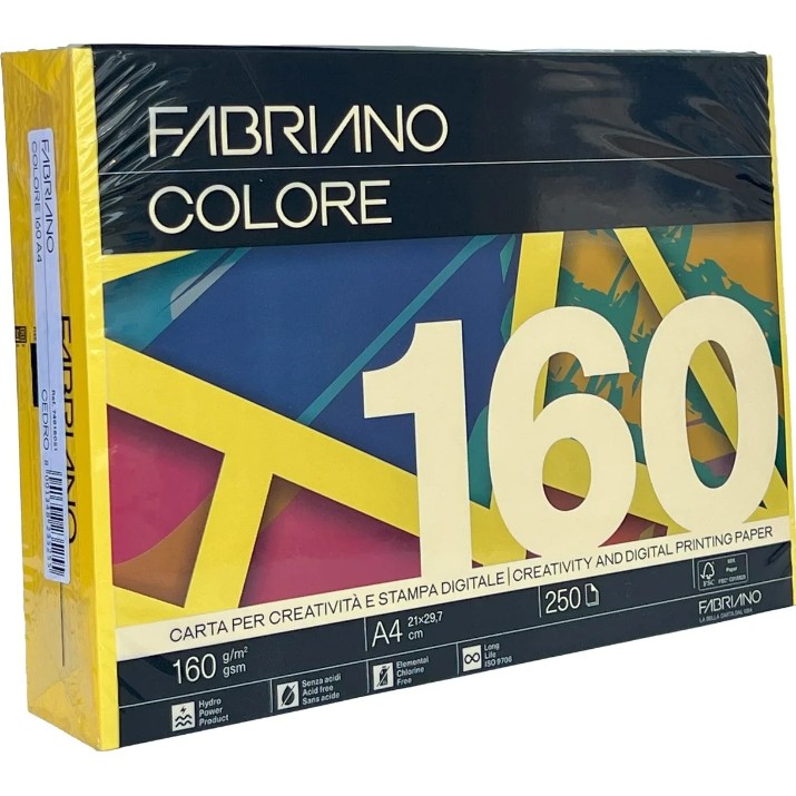 Бумага для печати Fabriano Colore А4 160g/m2 250p Cedro