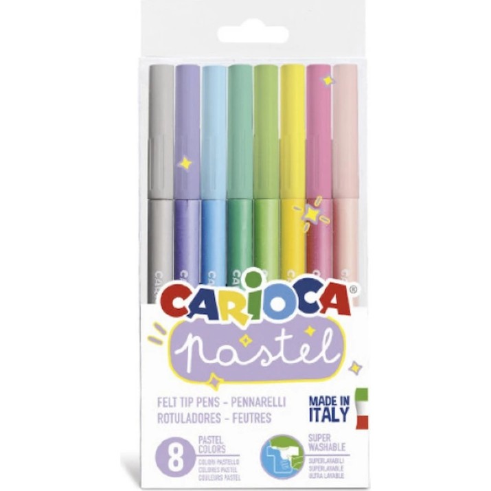Набор фломастеров Carioca Pastel 8pcs (43032)
